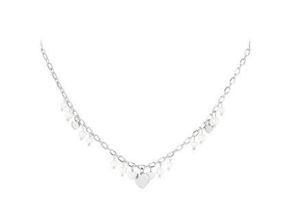 Náhrdelník Oval Pearl silver