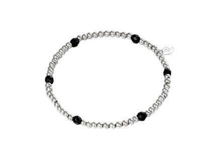 Náramek Pearls and beads silver