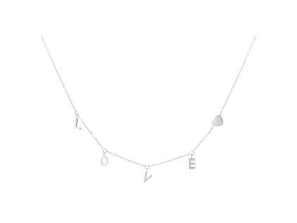 Náhrdelník Love letters silver