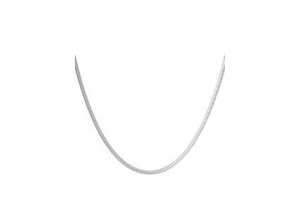 Náhrdelník Flat Snake silver