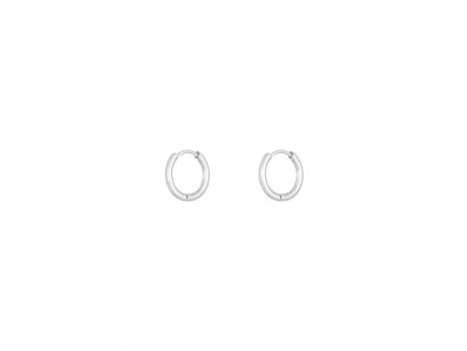 Náušnice Small Thin Hoops silver