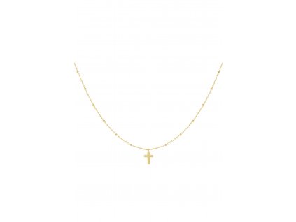 Pozlacený náhrdelník Cross gold