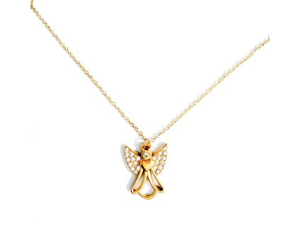 Pozlacený náhrdelník Angel gold