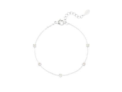 Stříbrný náramek Satin silver