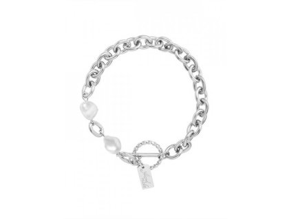 Náramek  Pearl silver
