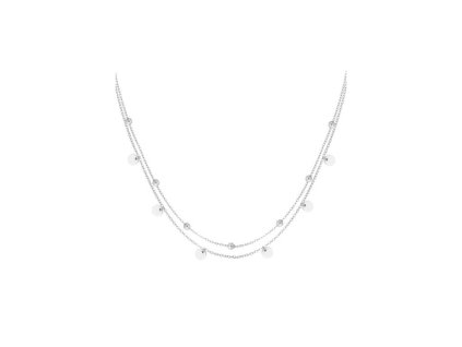 Náhrdelník balls and circles silver