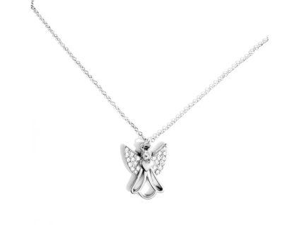 Náhrdelník Angel Zircon silver