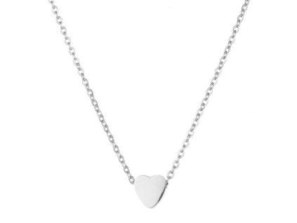 Náhrdelník Heart Big silver