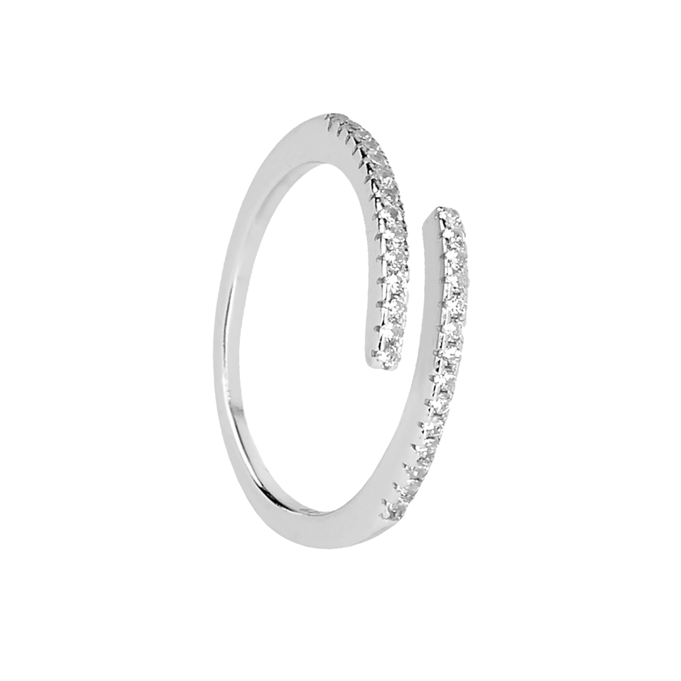 ALEYOLÉ Stříbrný prstýnek Pristine silver Velikost prstýnku: 10 OAL150005-10