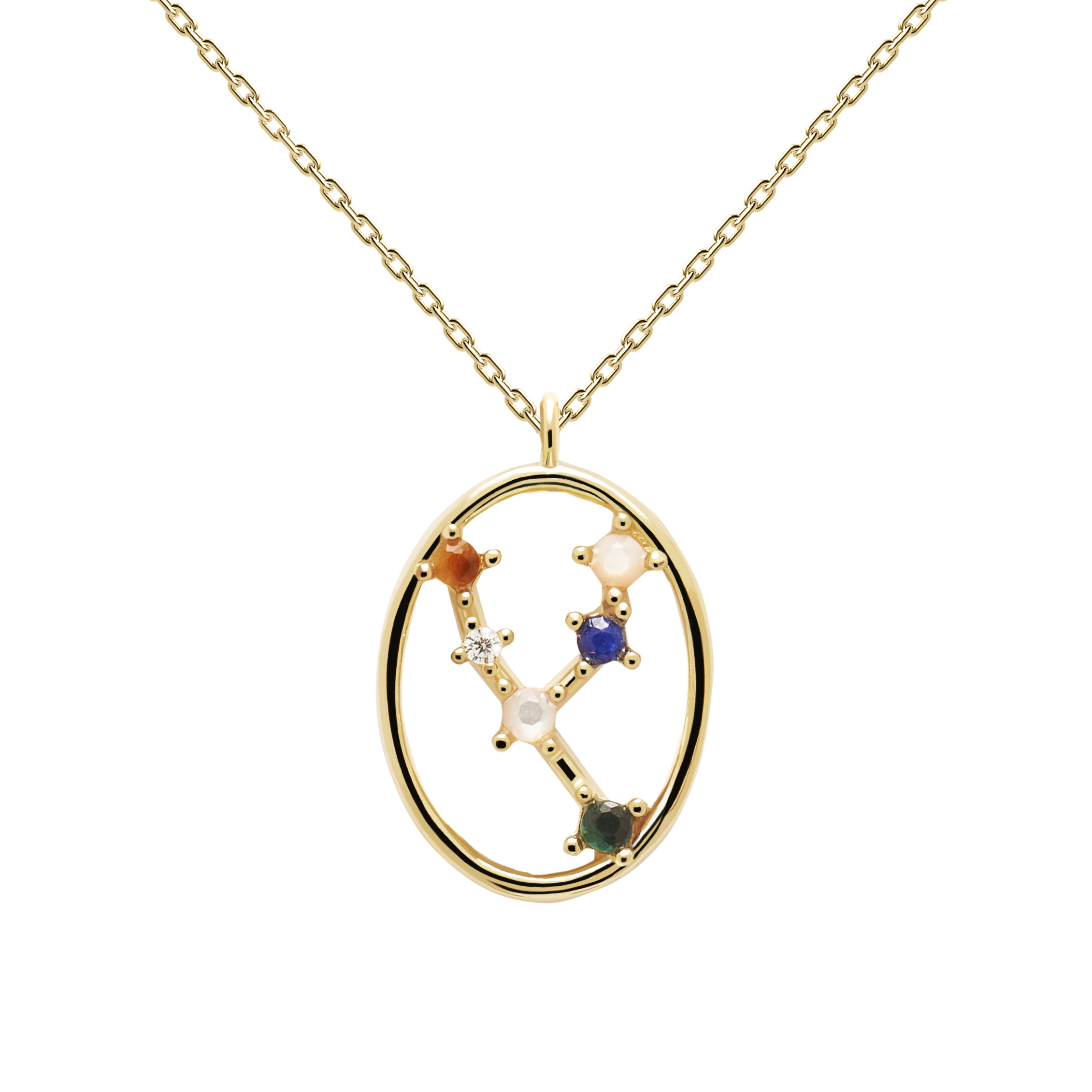 PDPAOLA Pozlacený náhrdelník Býk gold OPD300025