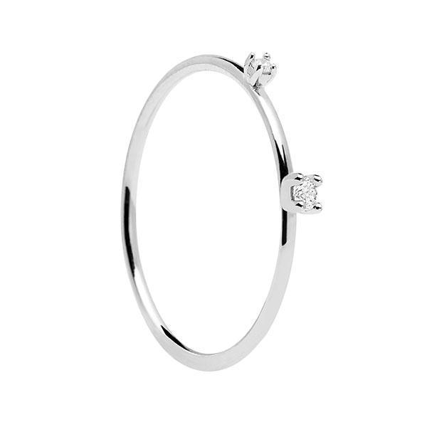 PDPAOLA Stříbrný prstýnek Kita silver Velikost prstýnku: 14 OPD150012-14