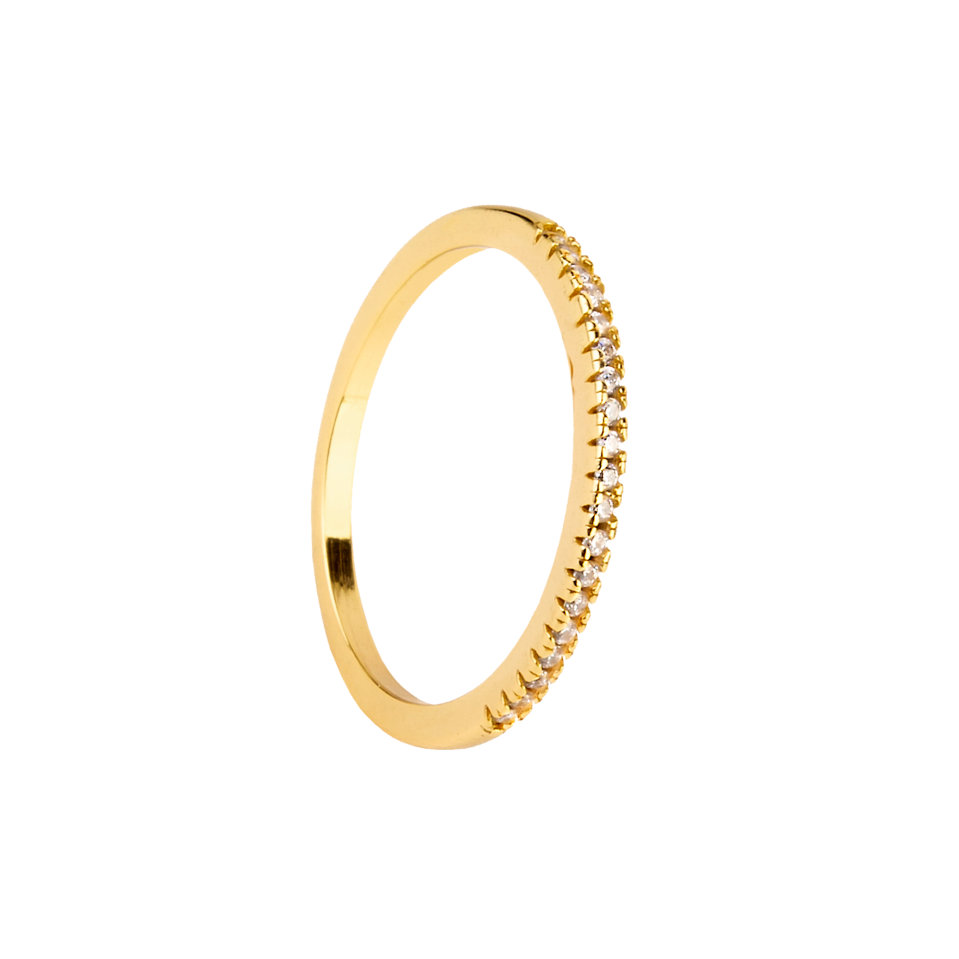 ALEYOLÉ Pozlacený prstýnek White Chroma gold Velikost prstýnku: 10 OAL300032-10
