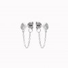 Ornamenti.cz Eline Rosina, náušnice Drop Chain silver