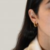 Ornamenti.cz MAVOLLA, náušnice Chunky Hoops gold I