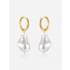 Ornamenti.cz Pozlacené náušnice Chunky Pearls gold