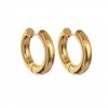 Ornamenti.cz MAVOLLA, náušnice Medium Hoops gold