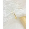 Ornamenti.cz ORNAMENTI, Pozlacený prstýnek Half Chain gold IV