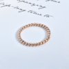 Ornamenti.cz ORNAMENTI Pozlacený prstýnek Tiny Rope rose gold II