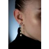 Ornamenti.cz Pozlacené náušnice Zirconia Chain gold image