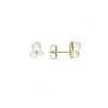 CHARME Brass Imitation Pearl Geometric Minimalist Stud Earring