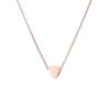 Ornamenti.cz Pozlacený náhrdelník Heart rose gold