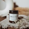 Vonná sójová svíčka se šperkem Ambra Vanilla pozlacené náušnice 13