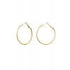 Ornamenti.cz Pozlacené náušnice Basic Medium Hoops gold