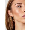 Ornamenti.cz Pozlacené náušnice Basic Medium Hoops gold III