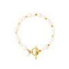 Náramek Pearls good Life gold