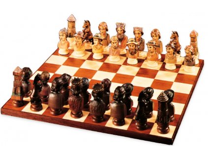 šachy šachové figury šachy dřevěné
