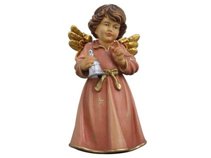 dřevěný vyřezávaný andílek se zvony prodej andělů