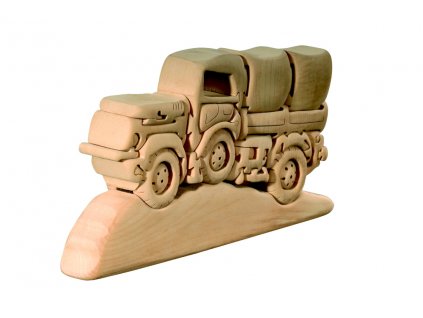 dřevěné 3D puzzle-nákladní auto