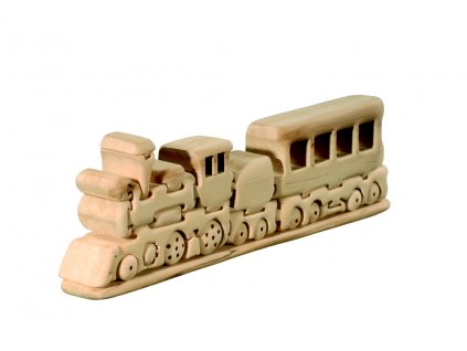 dřevěné 3D puzzle-vláček