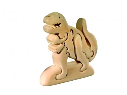 dřevěné 3D puzzle-T-rex