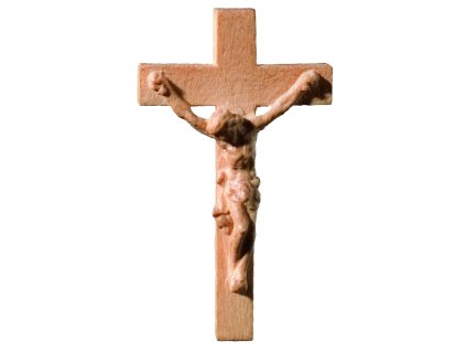 dřevěný Ježíš na kříži
