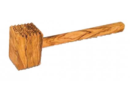 Dřevěná palička na maso z olivového dřeva