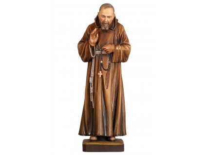 Svatý Pio byl italským knězem a světcem. Je mu přisuzováno mnoho zázraků. Byl známý i pro svá stigmata, která se mu objevila, když se nabídl jako oběť za zločiny během první světové války, a které nosil až do své smrti. Padre Pio byl vyhledávaným zpovědníkem. Byl prohlášen za svatého v roce 2002.