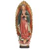 Nabízíme vám krásné zpracovaní Panny Marie Gaudalupské.  Dřevěná vyřezávaná, ručně malovaná soška. Prodej dřevěné Madony je možný také v přírodním provedení neboli v barvě dřeva, ze kterého je soška vyřezána.