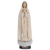 Dřevěná vyřezávaná socha Panny Marie z Fatimy vyobrazuje její zjevení třem malým pasáčkům ovcí, desetileté Lúcii, sedmileté Jacintě a devítiletému Franciscovi v Portugalsku u vísky Aljustrel nedaleko města Fatima. Zjevení Panny Marie probíhalo opakovaně  po dobu šesti měsíců, počínaje 13. květnem 1917. Poslední zjevení dne 13. října vidělo ve Fatimě na 70 tisíc lidí.
