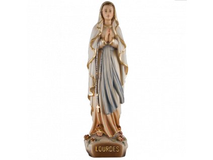 Drewniana statua Madonny z Lourdes