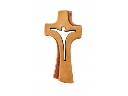 Jezus Chrystus wyrzeźbiony w drewnie na krzyżu