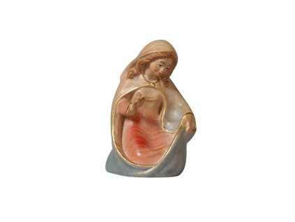 Drevená vyrezávaná postava Panny Márie, matky narodeného Ježiška, ktorá počala z Ducha Svätého. Mária bola manželkou Jozefa, tesára.