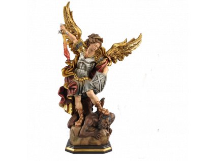dřevěný svaty michael soska drevo figurka malovana