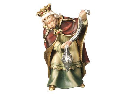 Tři králové Kašpar II (Velikost salaše Malovaná, Velikost stojících figur 22 cm)
