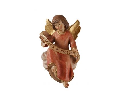 Drevená vyrezávaná soška Anjela zvestujúceho zázrak v podobe narodenia Ježiša Krista. Anjel v rukách drží nápis „Gloria in excelsis deo“, čo v preklade znamená „Sláva na výsostiach Bohu“. Soška anjela je umiestnená na vrchole chlieva.