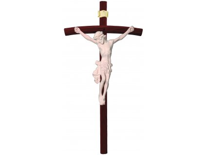 Drevený vyrezávaný ježiš Kristus na kríži