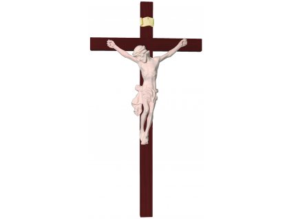 Drevený vyrezávaný Ježiš Kristus na kríži