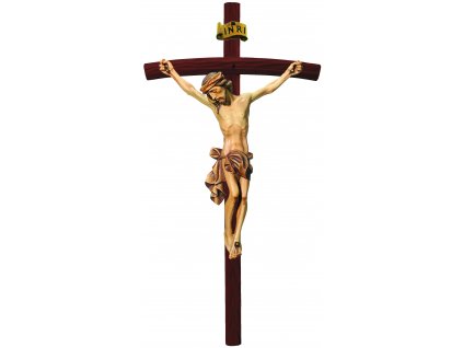 dDrevený vyrezávaný Ježiš Kristus na kríži