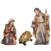 Drevené ručne maľovaná soška svätej rodiny, ktorú tvorí Josef, panna Mária a ich dieťa Ježiš Kristus. Svätá rodina je symbolom najvyššej lásky pre všetky rodiny. Jej sviatok pripadá na nedeľu po narodení Ježiša Krista. Predaj drevených betlehemov.