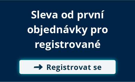 Sleva od první objednávky pro registrované